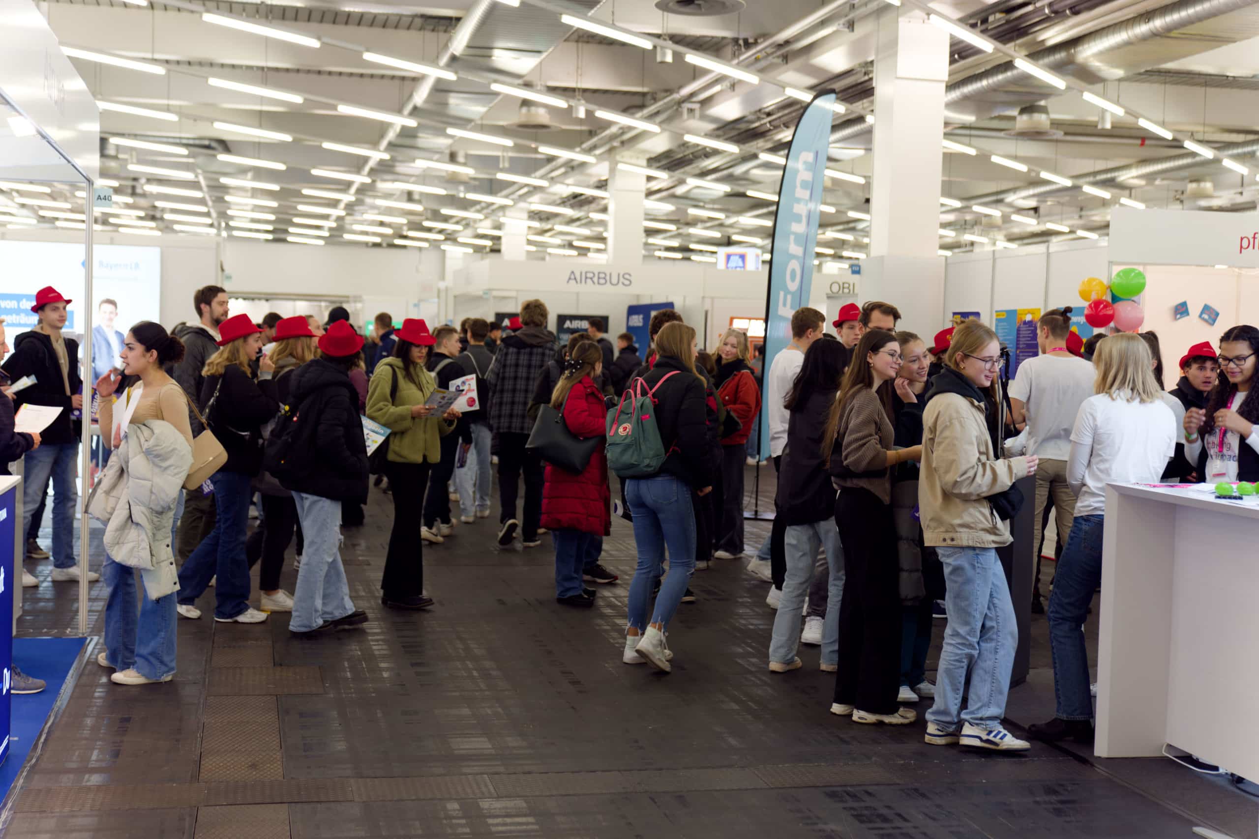 Viele Besucher auf der Einstieg München